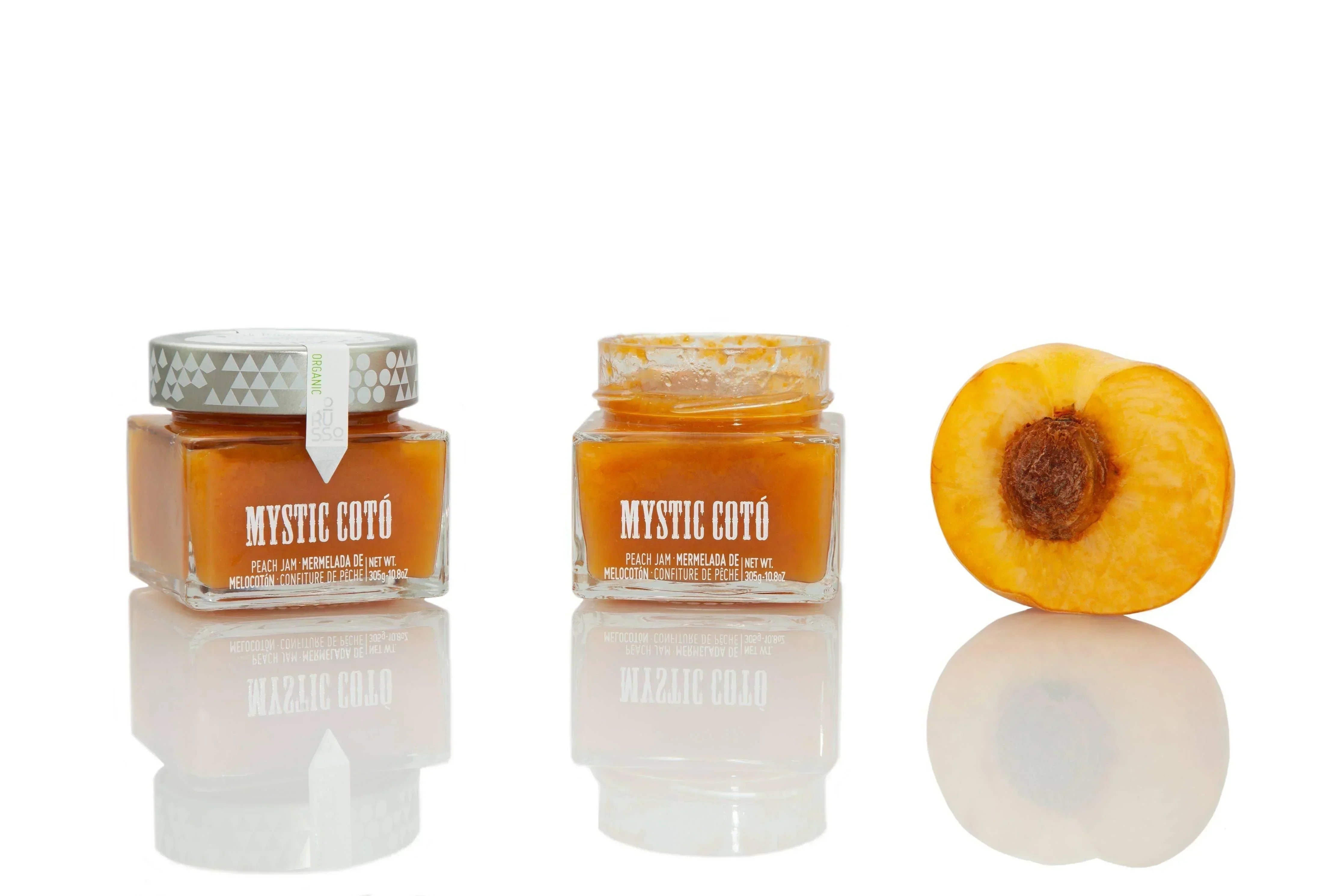 LoRUSSo Organic Artisanal Peach Jam (305g)