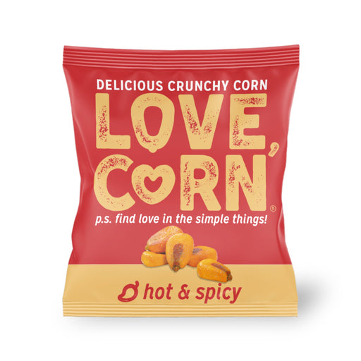 Love Corn Hot & Spicy Crunchy Corn (20x20g) - LemonSalt