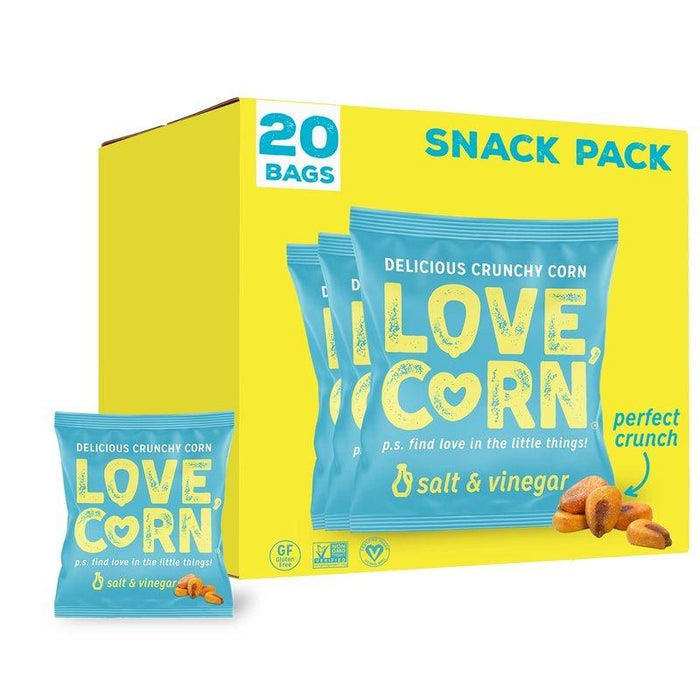 Love Corn Salt & Vinegar (20x20g) - LemonSalt