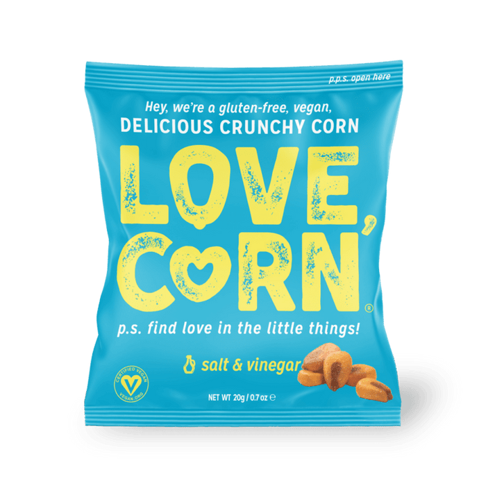 Love Corn Salt & Vinegar (20x20g) - LemonSalt
