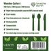 Love The Earth Wooden Cutlery Variety (500 Pack) - LemonSalt