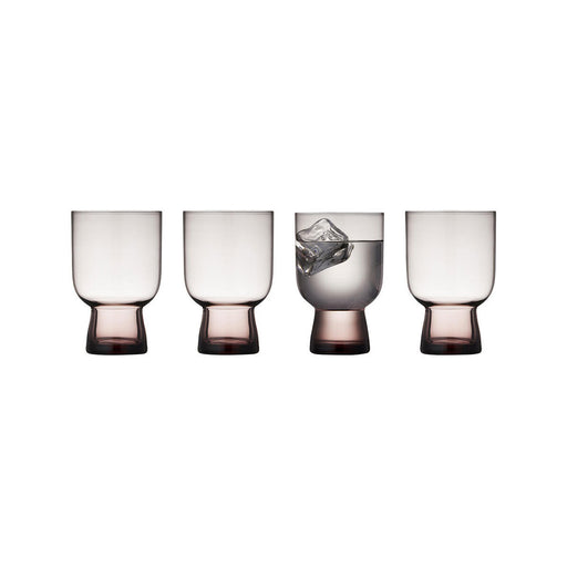 Lyngby Glas - Water Glass Sorrento 4 pcs - Pink - LemonSalt