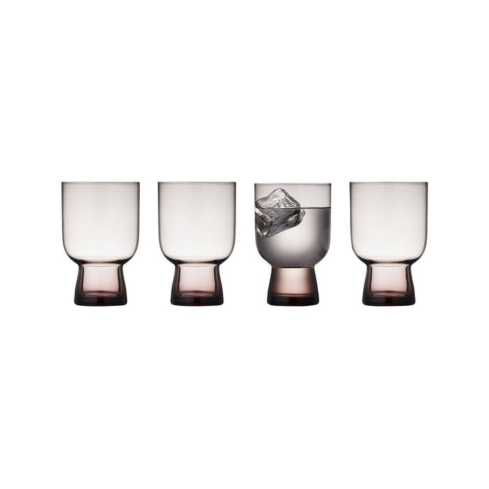 Lyngby Glas - Water Glass Sorrento 4 pcs - Pink - LemonSalt
