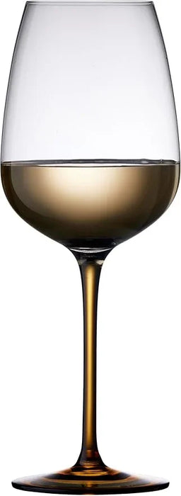 Lyngby Glas - Wine Glass Vienna 4 pcs - Amber - LemonSalt