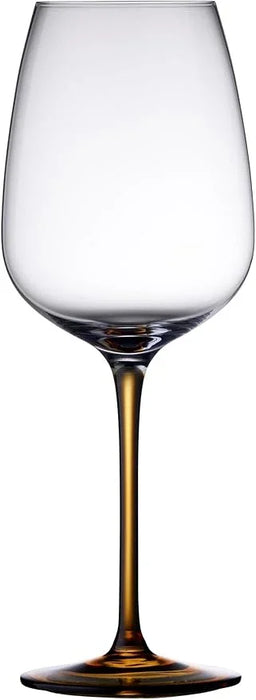 Lyngby Glas - Wine Glass Vienna 4 pcs - Amber - LemonSalt