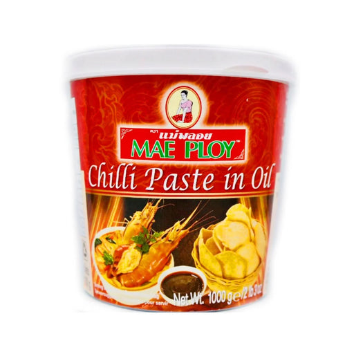 Mae Ploy Chilli Paste In Oil (1kg) - LemonSalt