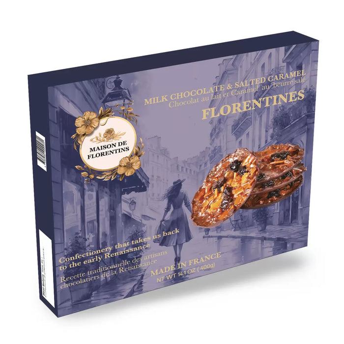 Maison De Florentins Milk Chocolate & Salted Caramel Florentines (400g) - LemonSalt