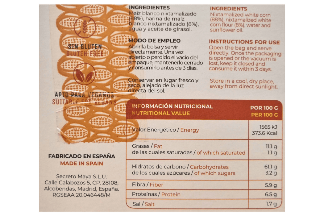 Maiz Maya Crispy Corn Tostadas (2x275g) - LemonSalt