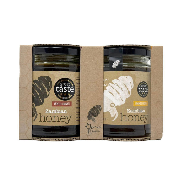 Mama Buci Zambian Honey Set - Winter & Summer Harvest (2x340g) - LemonSalt