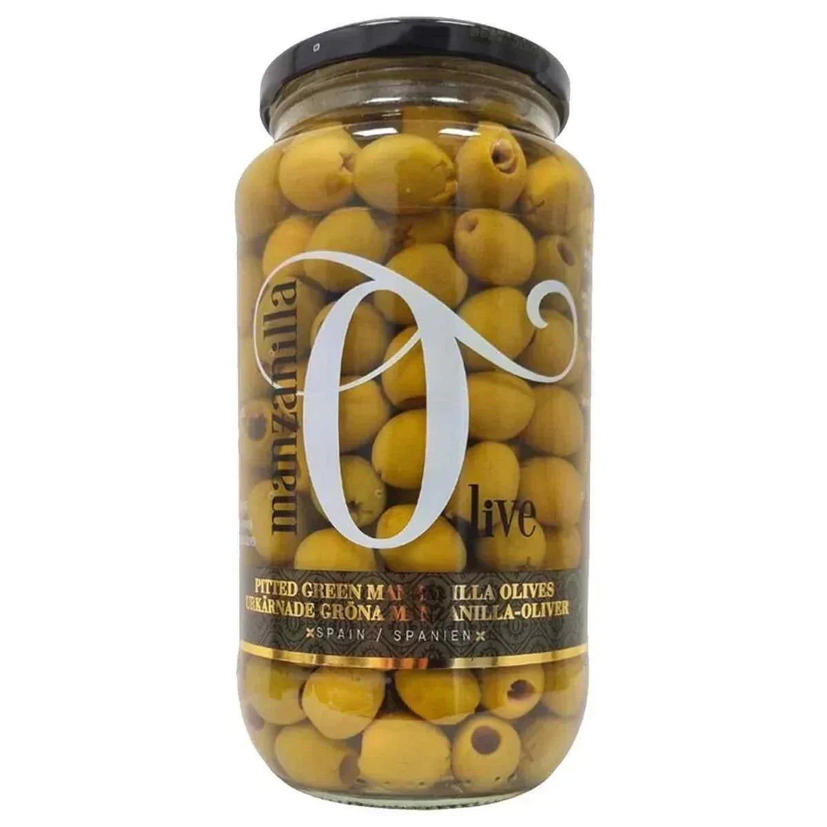 Manzanilla Olive Co. Pitted Green Manzanilla Olives (940g) - LemonSalt