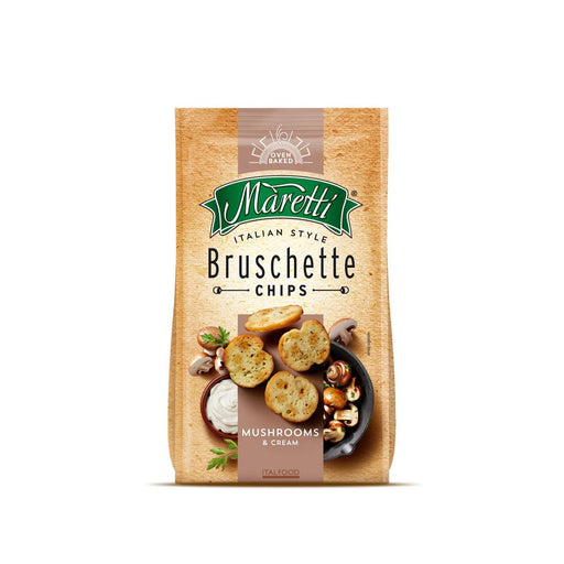 Maretti Bruschette Chips - Mushroom & Cream (70g) - LemonSalt