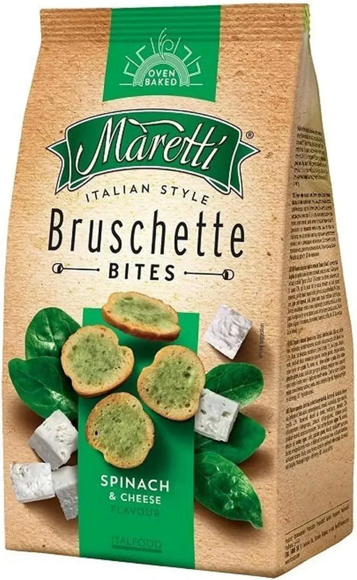 Maretti Bruschette Chips - Spinach & Cheese (70g) - LemonSalt