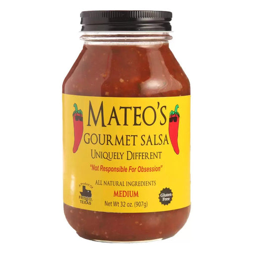 Mateo's Gourmet Texas Medium Salsa (907g) - LemonSalt