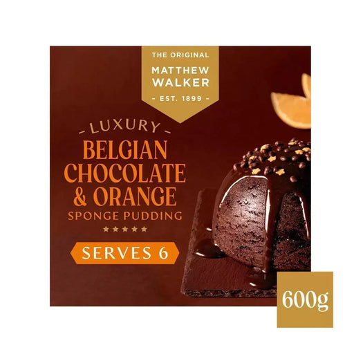 Matthew Walker Chocolate & Orange Sponge Pudding (600g) - LemonSalt