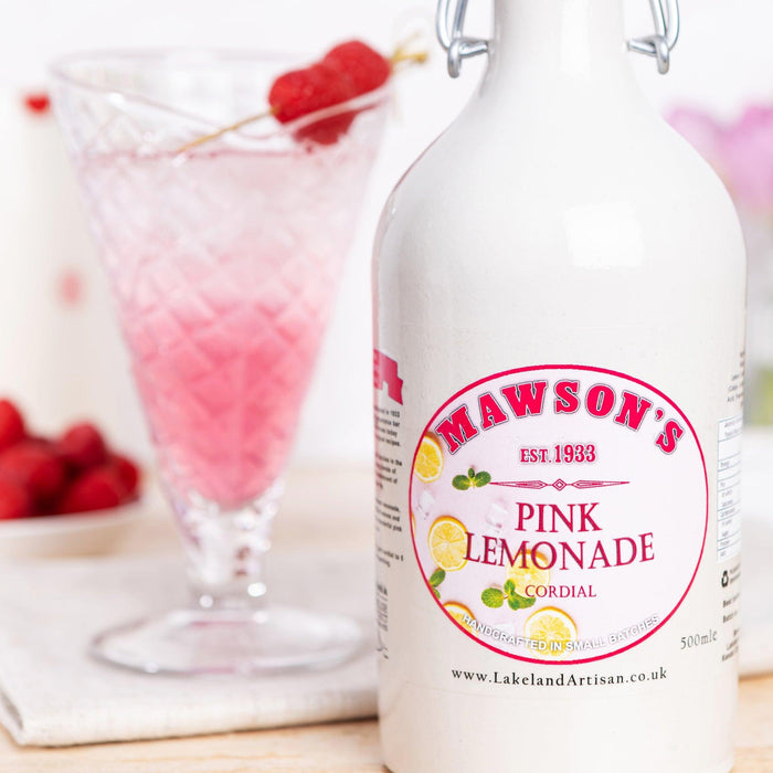 MAWSON'S Pink Lemonade Cordial Stone Crock (500ml) - LemonSalt