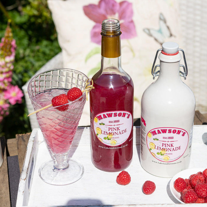 MAWSON'S Pink Lemonade Cordial Stone Crock (500ml) - LemonSalt