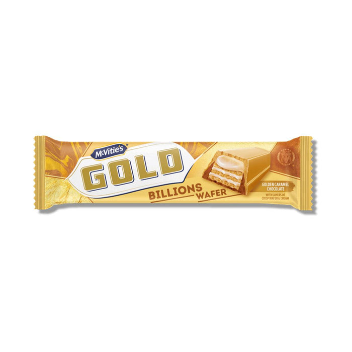 Mcvities Gold Billions Wafer Bars (24 x 39g) - LemonSalt