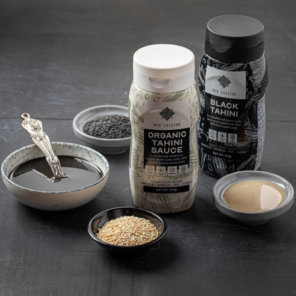 Med Cuisine Black Tahini (310g) - LemonSalt