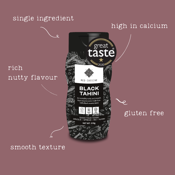 Med Cuisine Black Tahini (310g) - LemonSalt