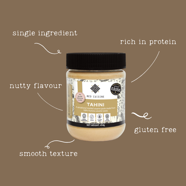 Med Cuisine Natural Tahini (454g) - LemonSalt
