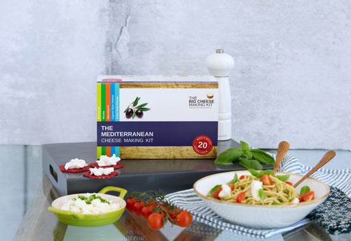 Mediterranean Cheese Making Kit - Foodie Gift Vegetarian - LemonSalt
