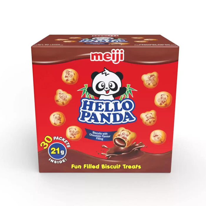 Meiji Hello Panda Chocolate Filled Biscuits (30x21g) | {{ collection.title }}