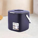 Meisihan 4L Removable Basket & Secure Lid Kitchen Compost Bin – Dark Purple - LemonSalt