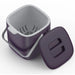 Meisihan 4L Removable Basket & Secure Lid Kitchen Compost Bin – Dark Purple - LemonSalt