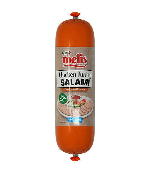 Melis Chicken & Turkey Salami (500g) Cured Meats & Cheese Buy