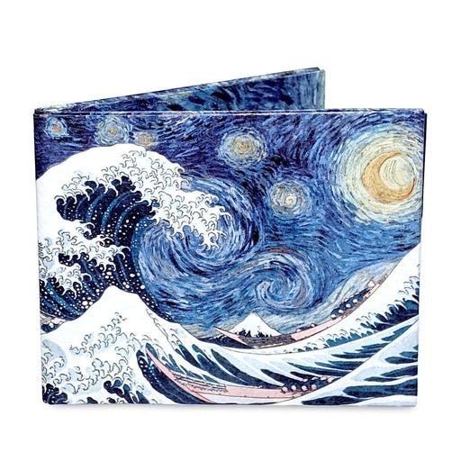 Mighty Wallet - Great Starry Wave - Tyvek Wallet | {{ collection.title }}