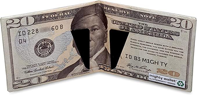 Mighty Wallet - Tubman $20 - Tyvek Wallet | {{ collection.title }}
