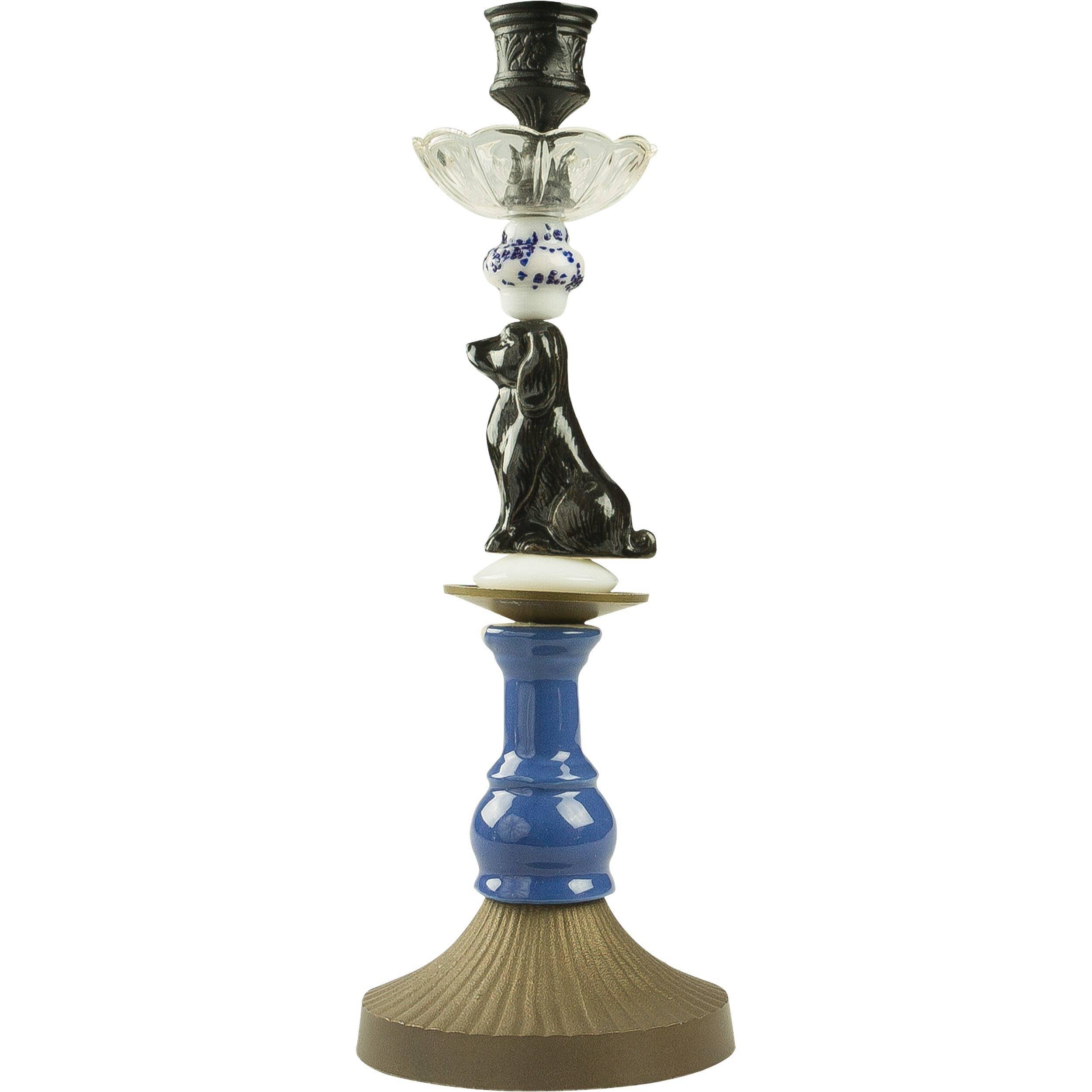 Miho - Artisan Ceramic candlestick - Deep Devotion - LemonSalt