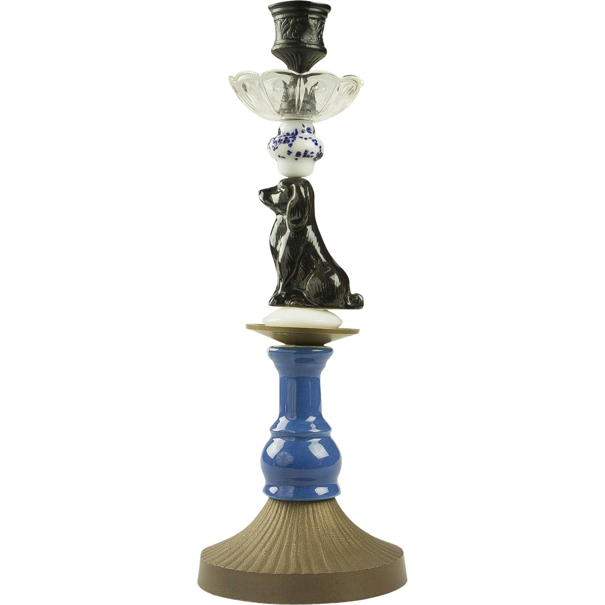 Miho - Artisan Ceramic candlestick - Deep Devotion - LemonSalt