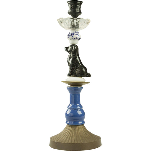 Miho - Artisan Ceramic candlestick - Deep Devotion - LemonSalt