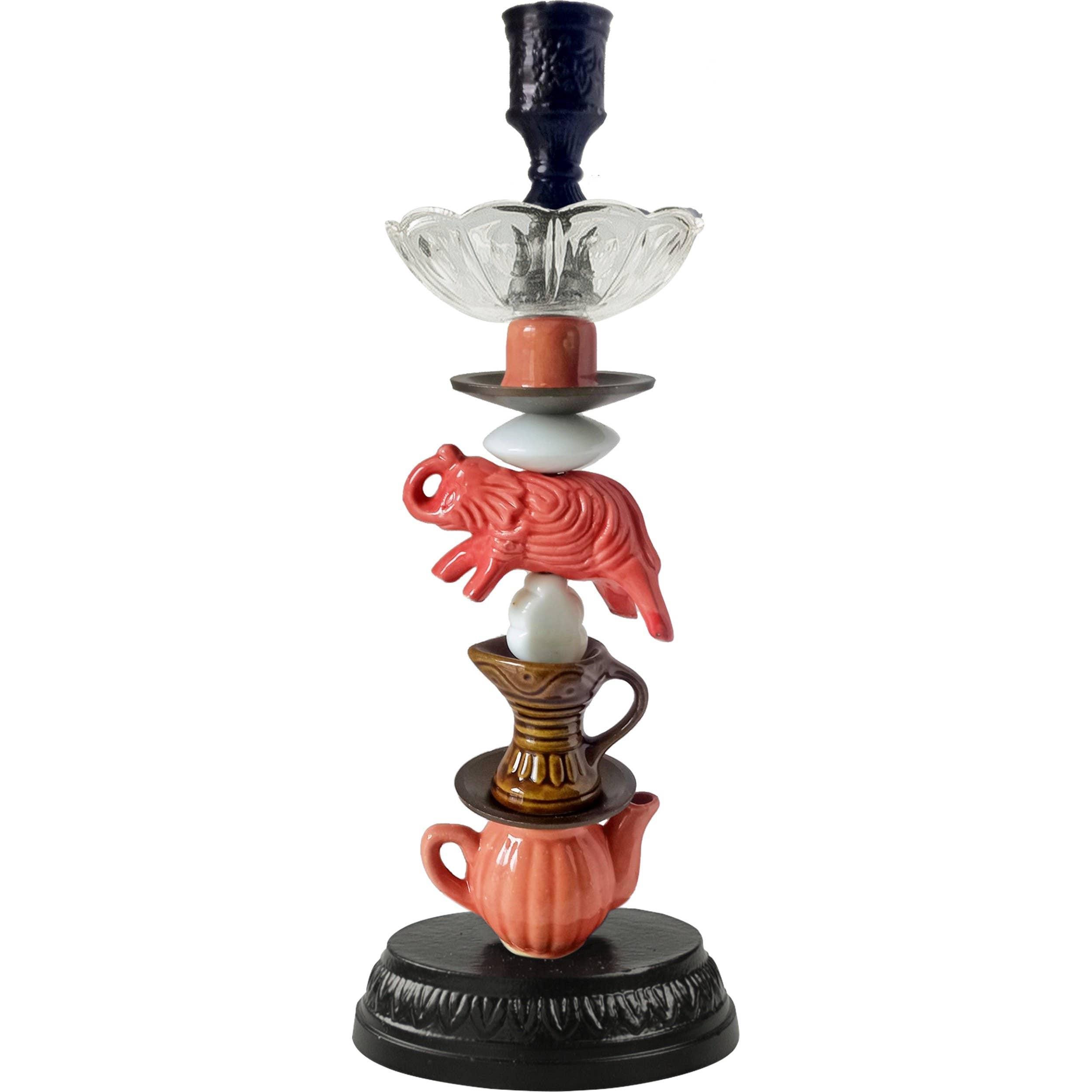 Miho - Artisan Ceramic Candlestick - Finesse - LemonSalt