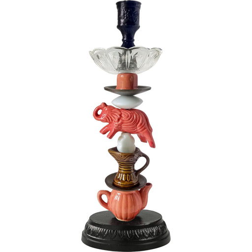 Miho - Artisan Ceramic Candlestick - Finesse - LemonSalt