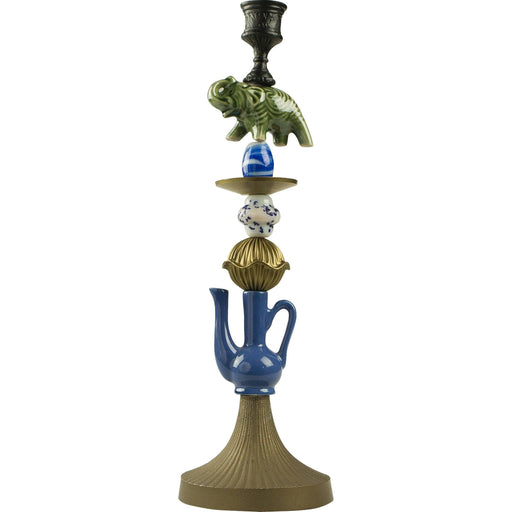 Miho - Artisan Ceramic Candlestick - Top Of The Hill - LemonSalt