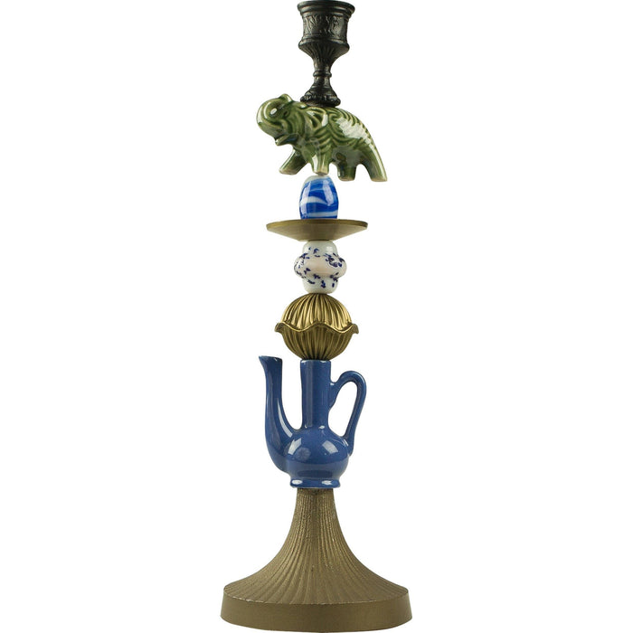 Miho - Artisan Ceramic Candlestick - Top Of The Hill - LemonSalt