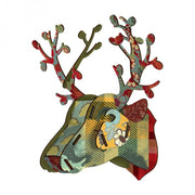 Miho - Eco Deer Head (medium) - Foliage