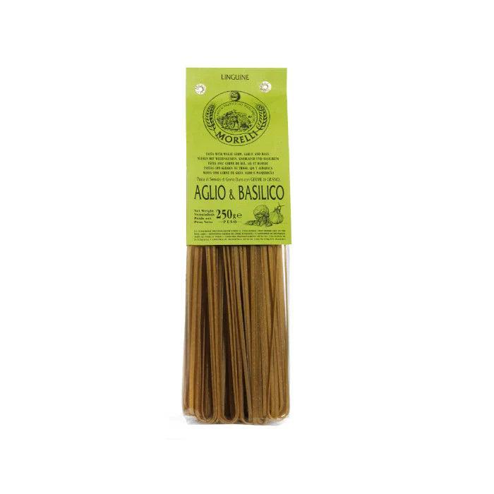 Morelli - Garlic & Basil Linguine (250g)