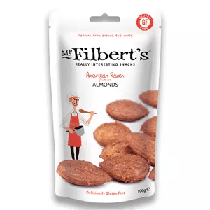 Mr Filberts - American Ranch Flavoured Almonds (100g) | {{ collection.title }}