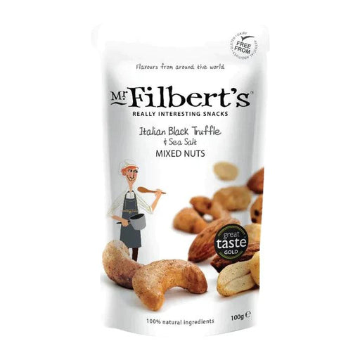 Mr Filberts - Italian Black Truffle & Sea Salt Mixed Nuts (100g) | {{ collection.title }}