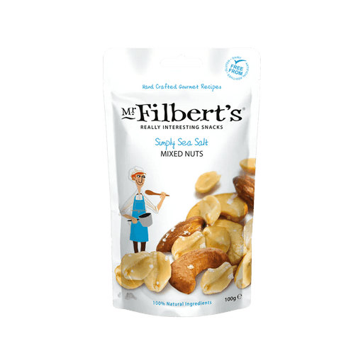 Mr Filberts - Simply Sea Salt Mixed Nuts (100g) | {{ collection.title }}