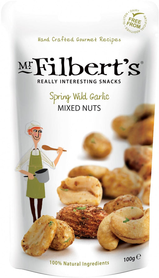 Mr Filberts - Spring Wild Garlic Mixed Nuts (100g) | {{ collection.title }}