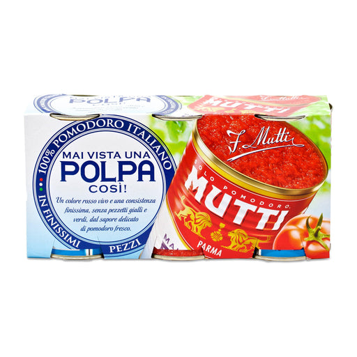 Mutti Finely Chopped Pulp Tomatoes pack of 3 (3x400g) | {{ collection.title }}