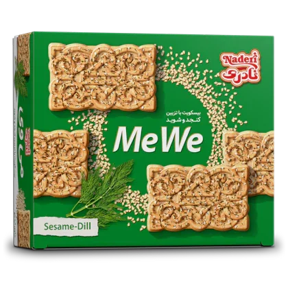 Naderi Sesame Dill Decorated Biscuit - MeWe (600g) - LemonSalt