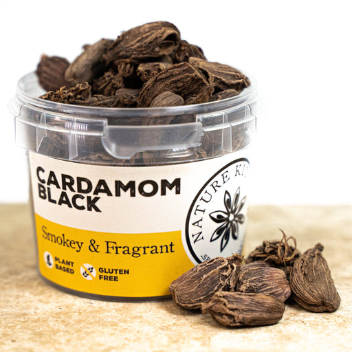 Nature Kitchen Cardamom Pods Black (30g) - LemonSalt