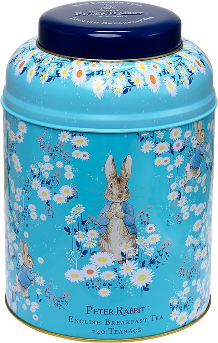New English Teas Peter Rabbit Tea Caddy - 240 English Breakfast Tea Bags