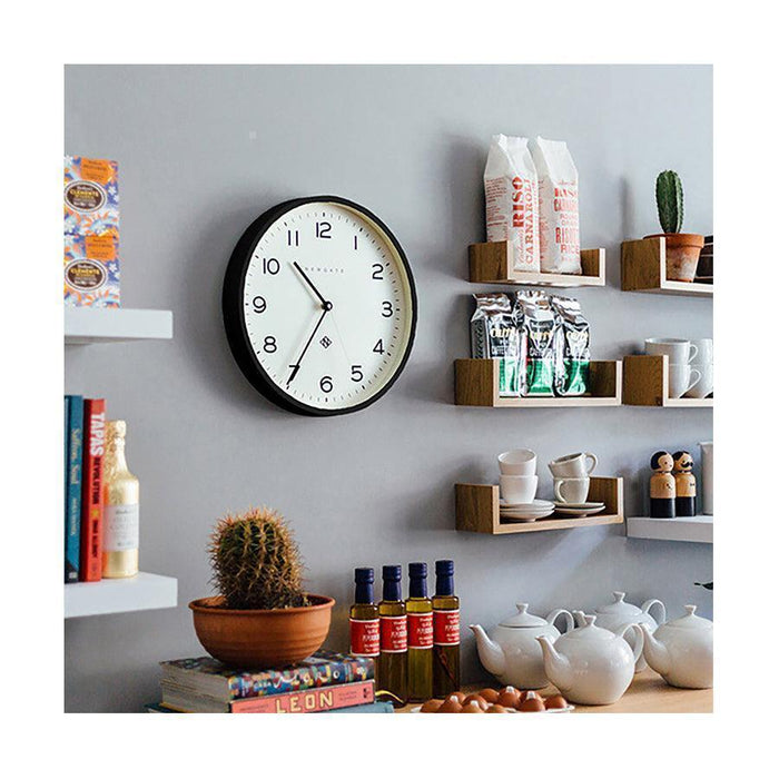 Newgate Echo Number Three Wall Clock - Black