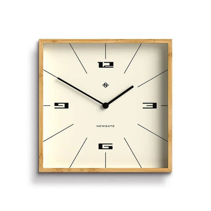 Newgate Fiji Wall Clock - Hovercraft Dial - Bamboo